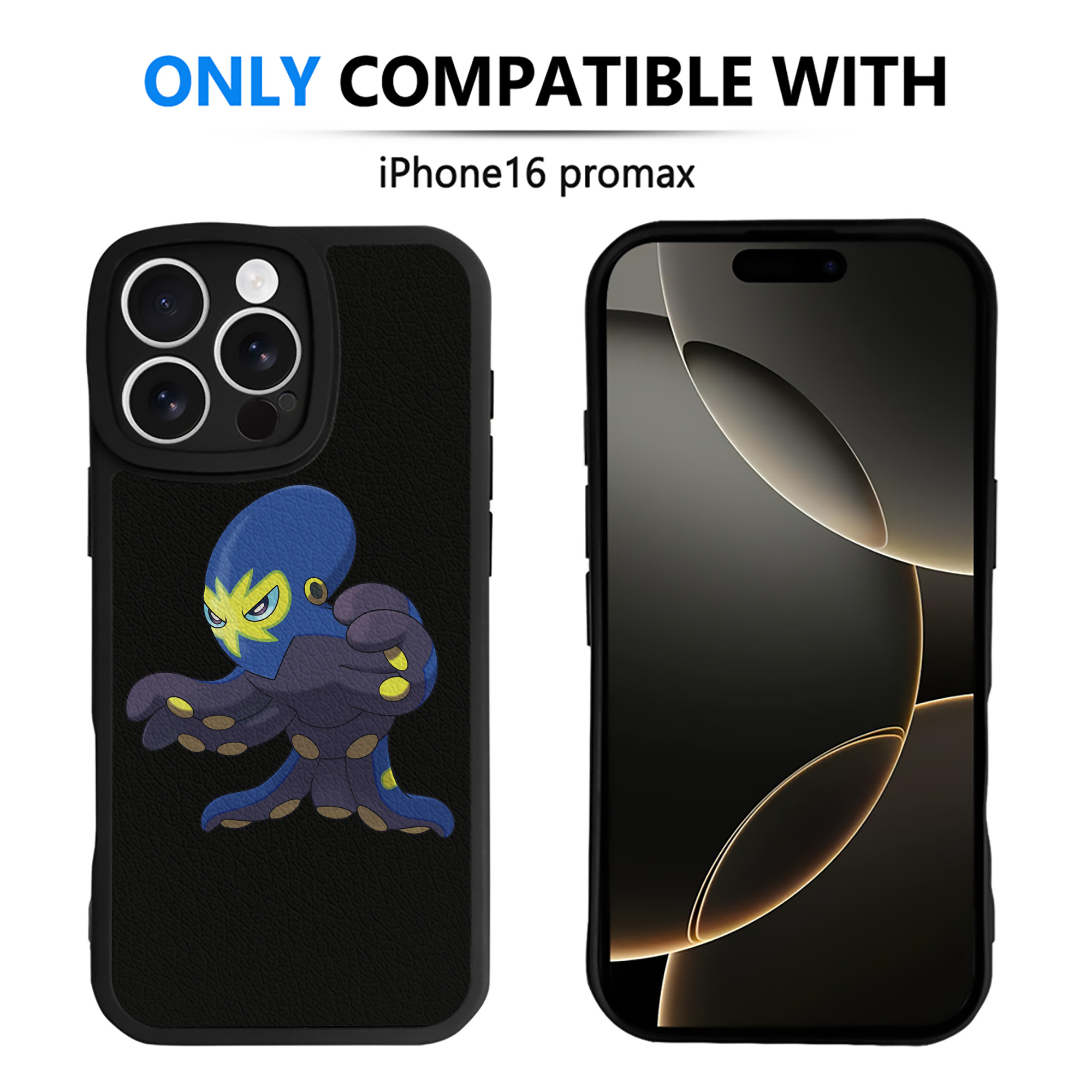 （画像用） ポケットモンスター Pokémon 【iPhone 16シリーズ対応】シリコンスマホケース（レザー調） 材質：シリコン